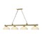 Z-Lite Cordon 4 Light Billiard, Rubbed Brass & Golden Mottle 2306-4RB-DGM14 - alternate 2